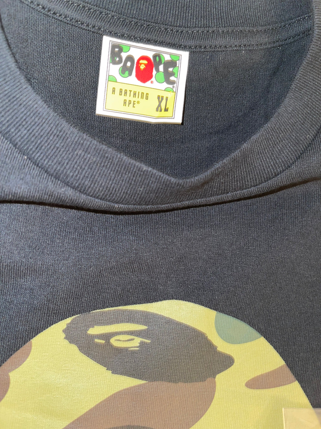 Bape Green Camp Ape Head(XL)