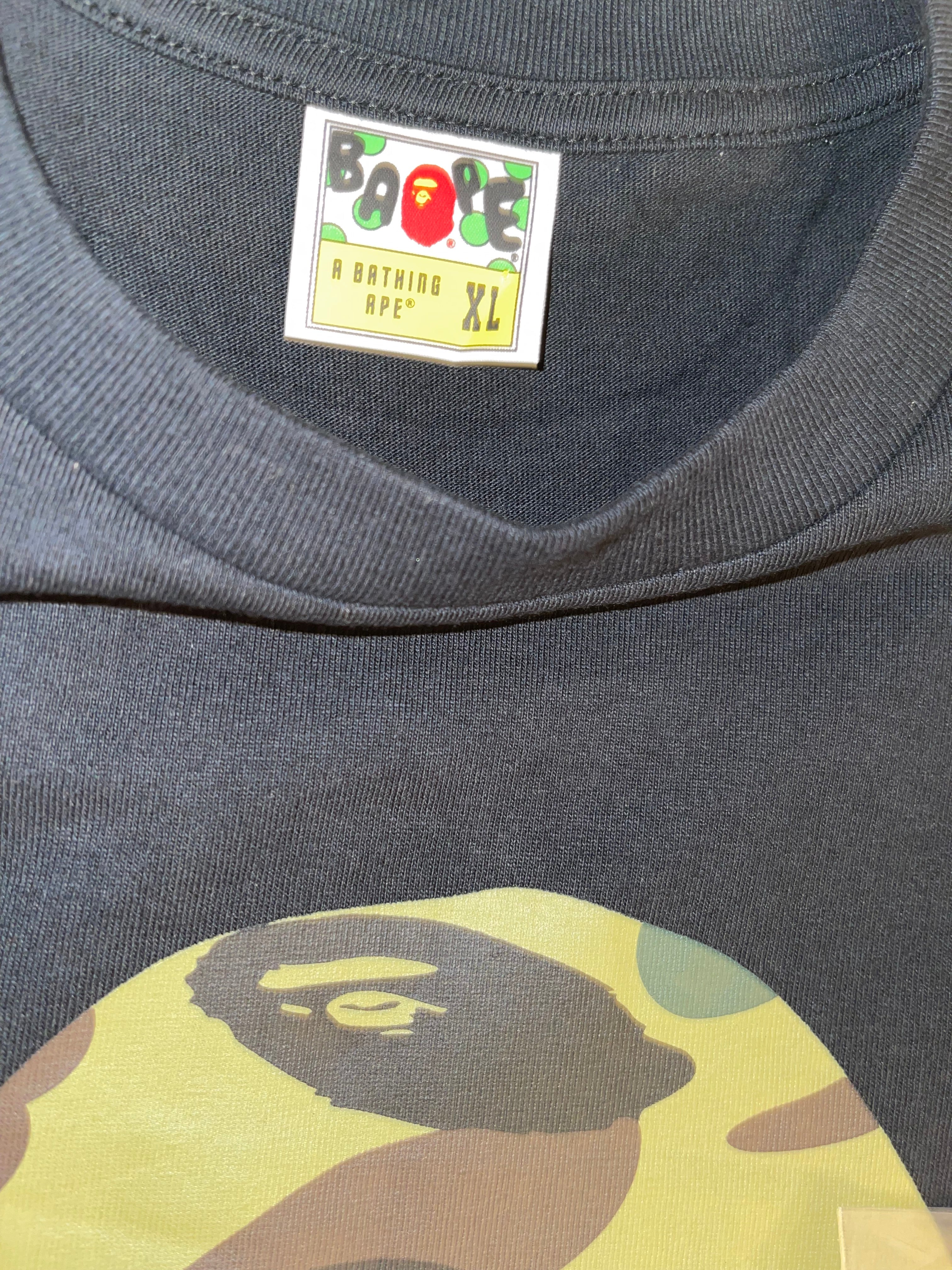 Bape Green Camp Ape Head(XL)