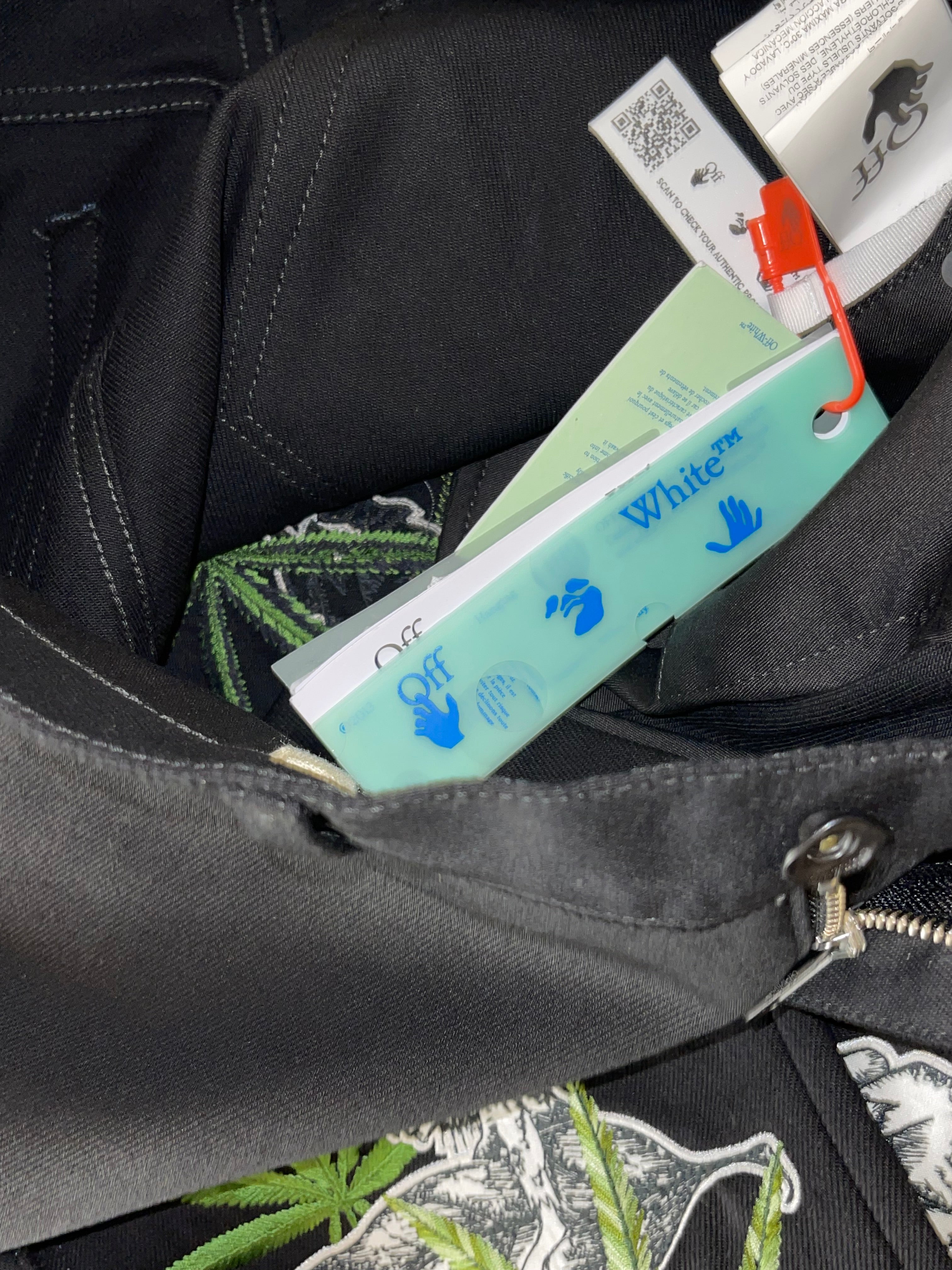 Off-White Weed Troll Arrows Jeans(32)