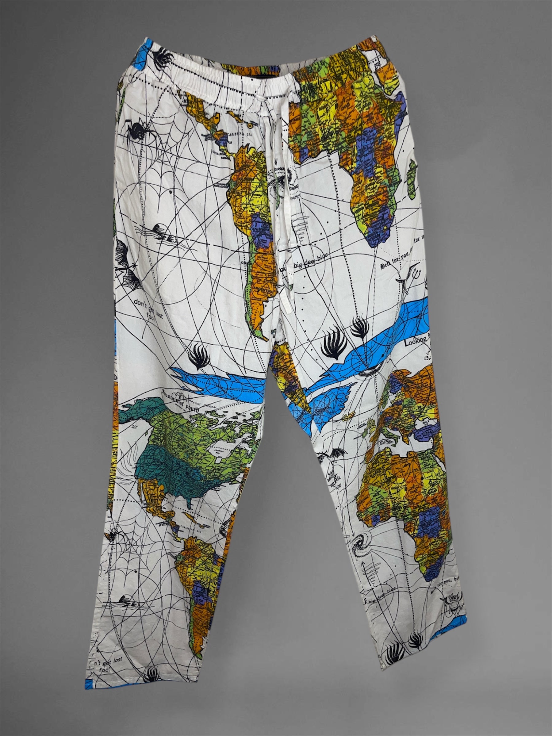 Saint Michael x Dr.Woo Map Pants(L)