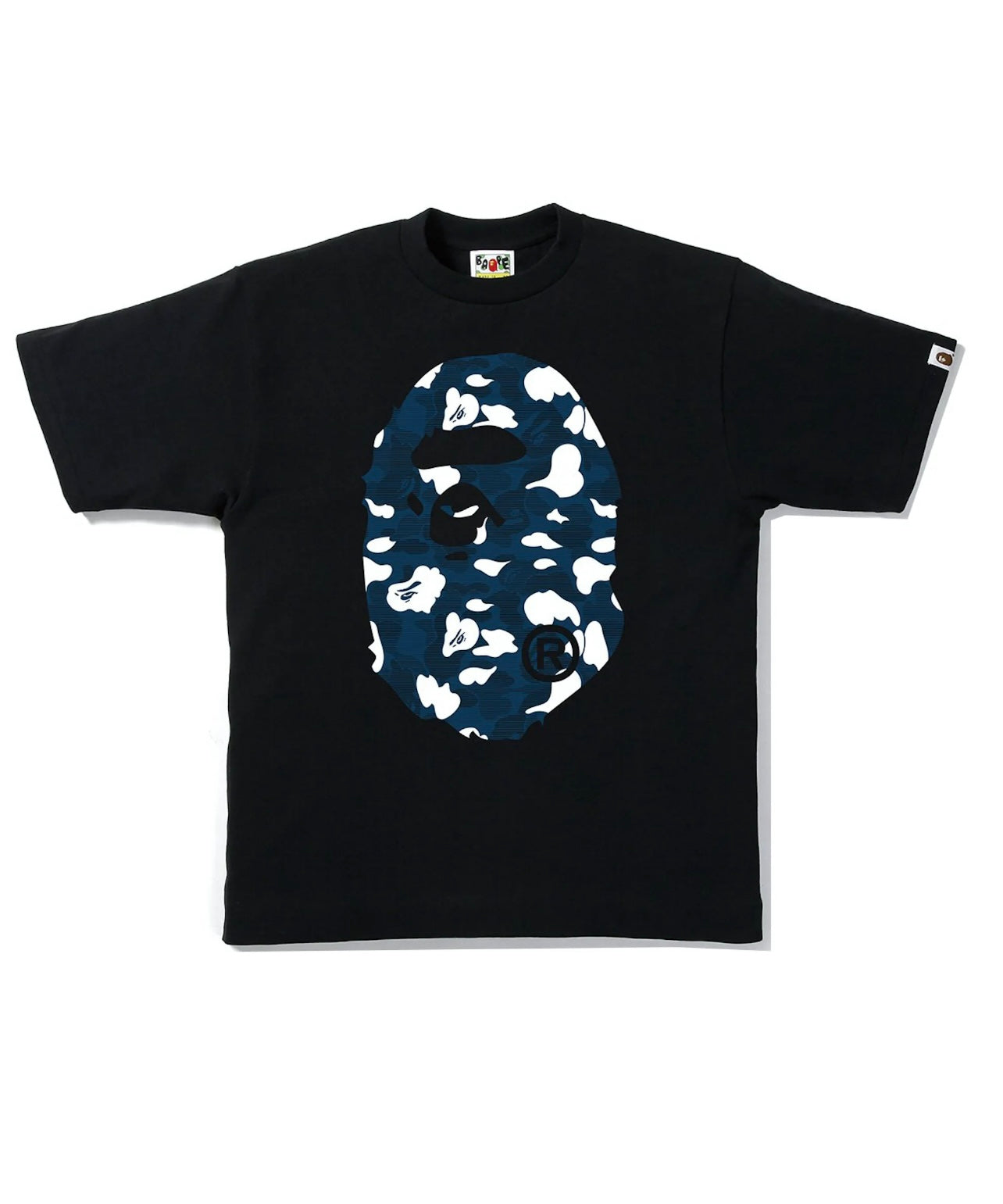 Bape Blue Camo Ape T-Shirt(XL)