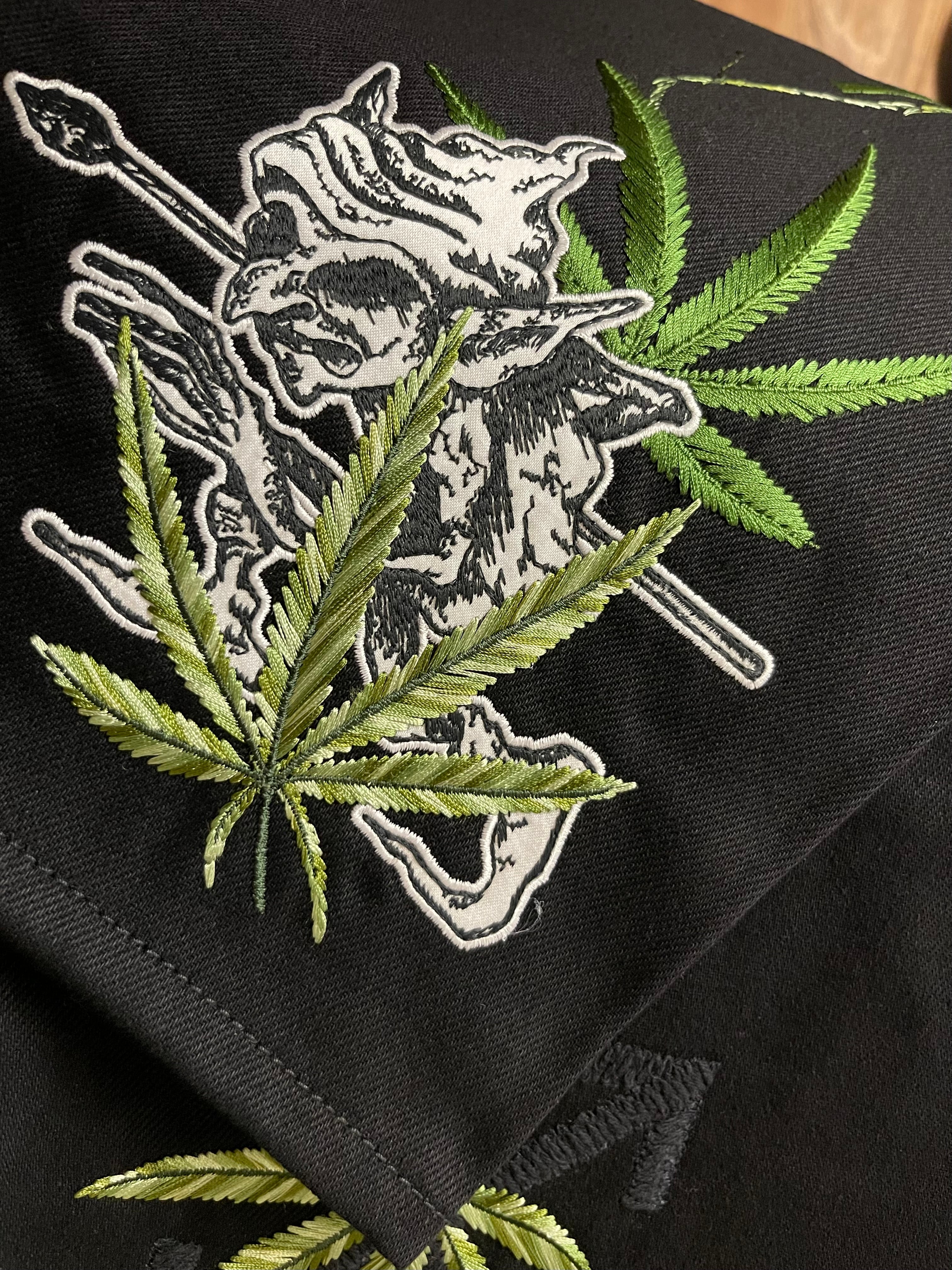 Off-White Weed Troll Arrows Jeans(32)