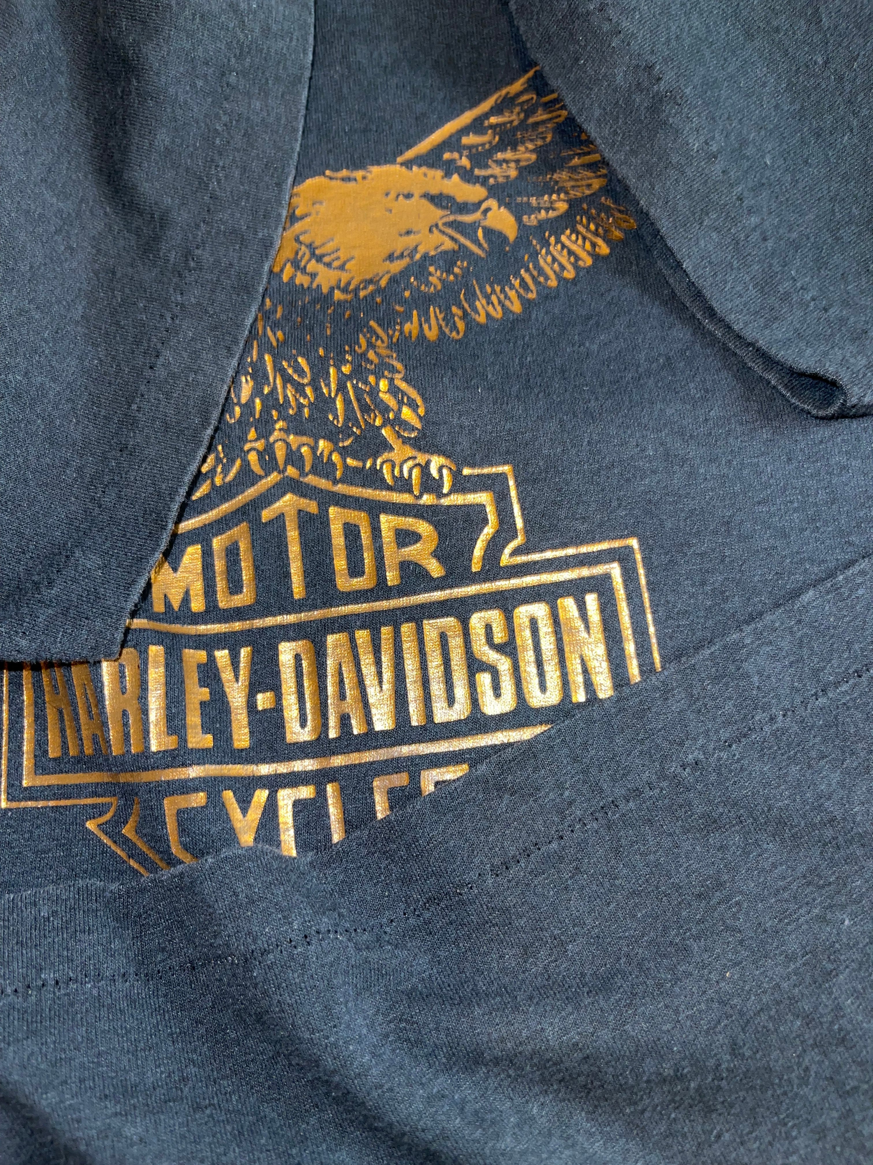 Harley Davidson Vintage Copper Eagle T-Shirt(XL)