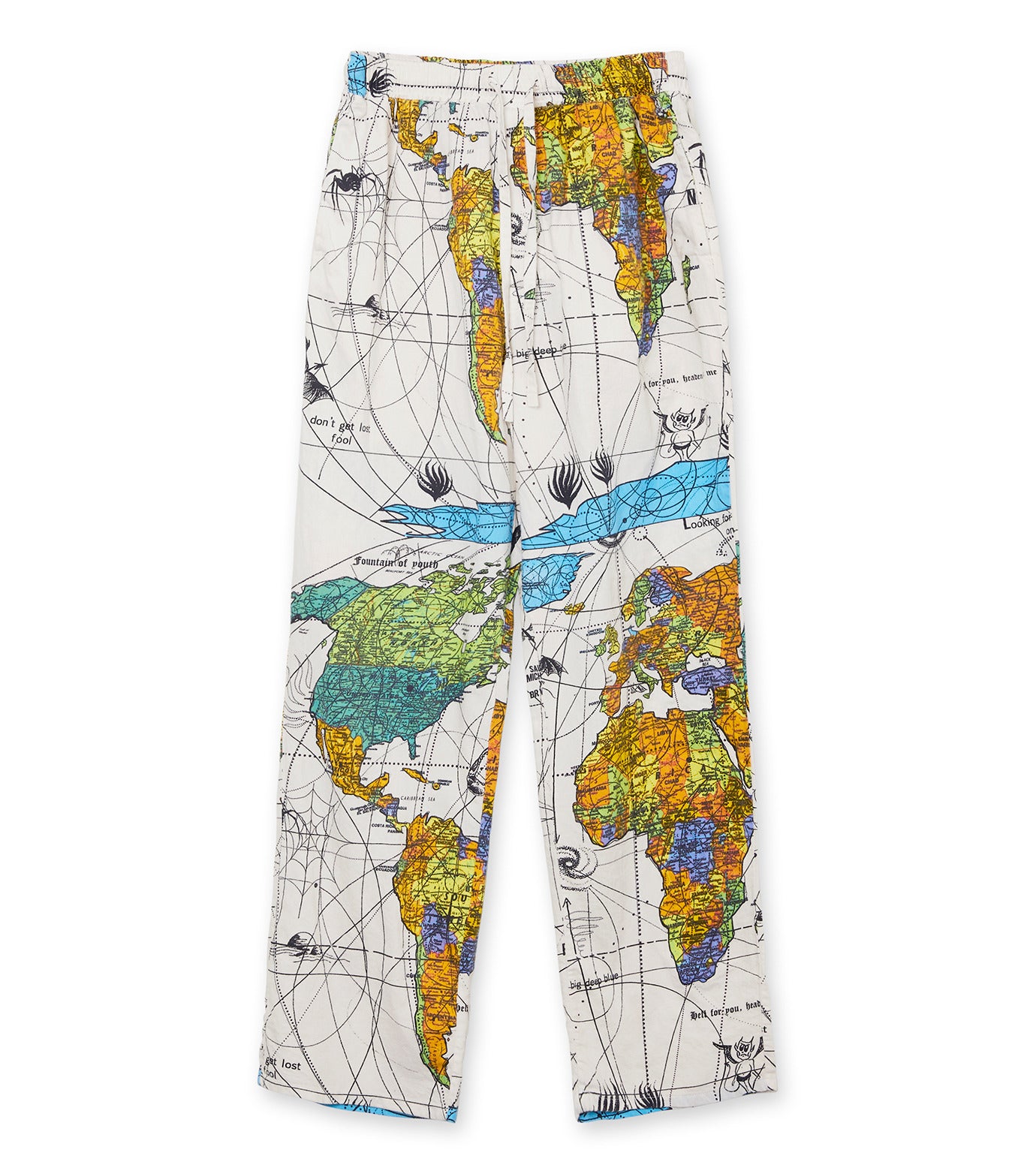 Saint Michael x Dr.Woo Map Pants(L)