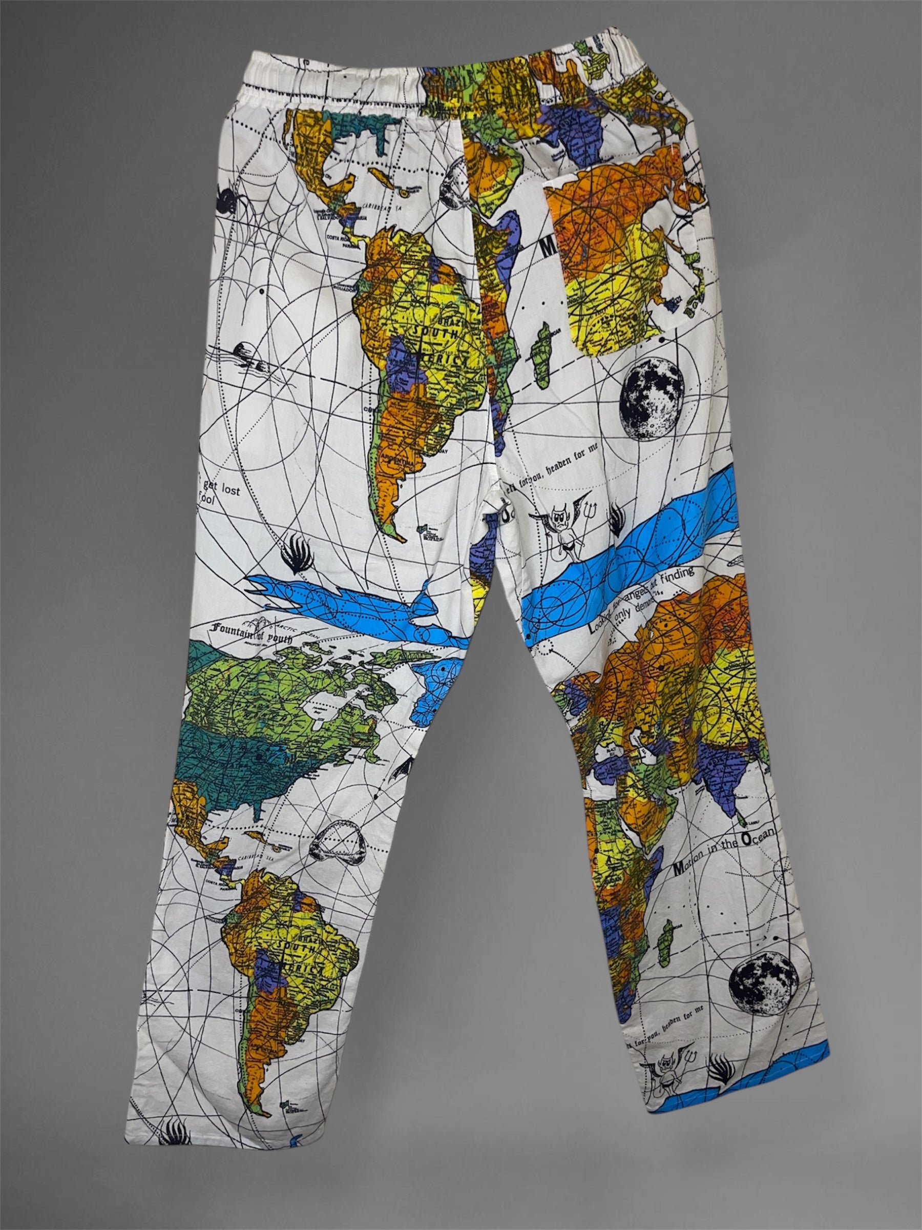 Saint Michael x Dr.Woo Map Pants(L)