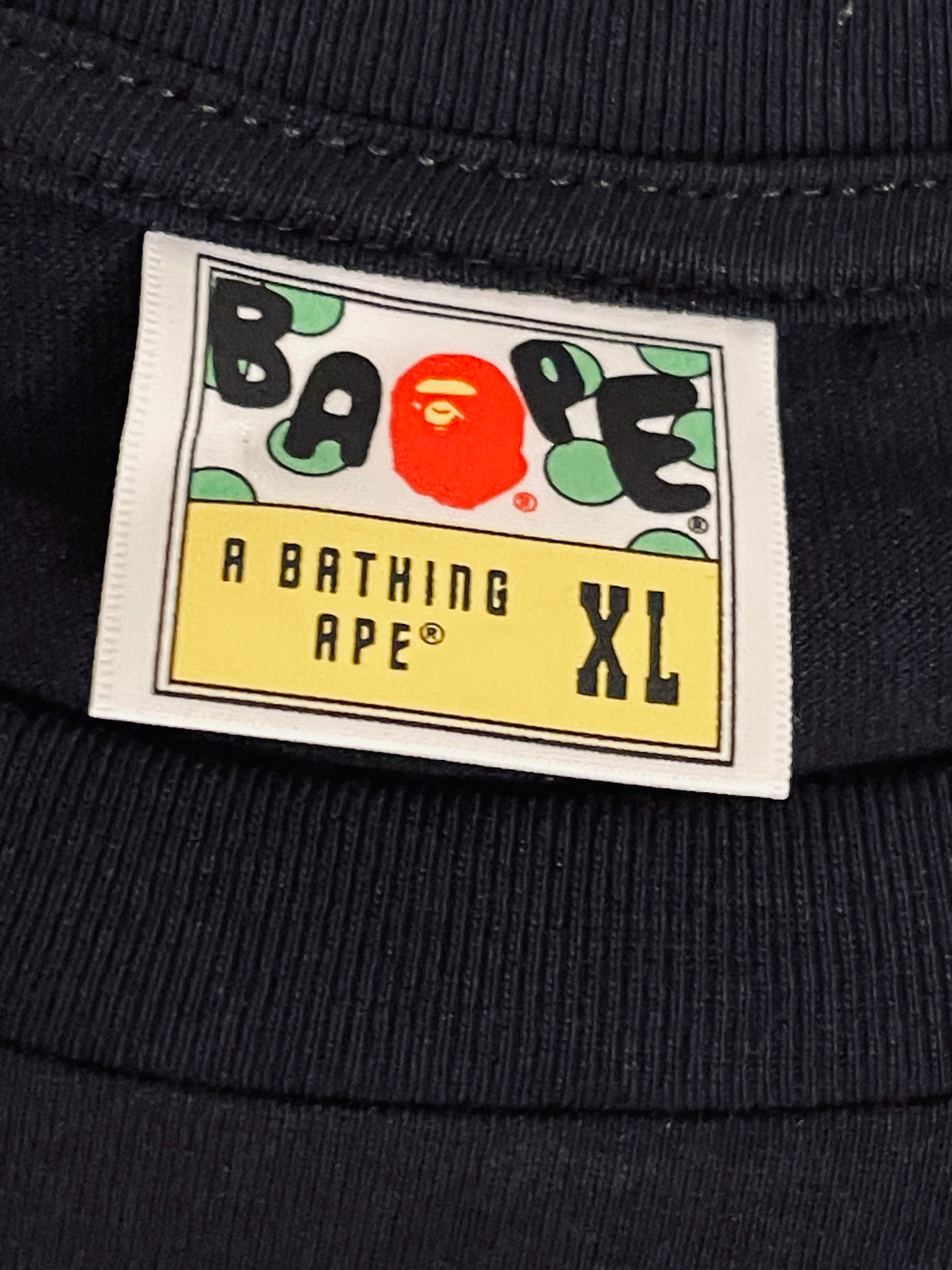 Bape Blue Camo Ape T-Shirt(XL)