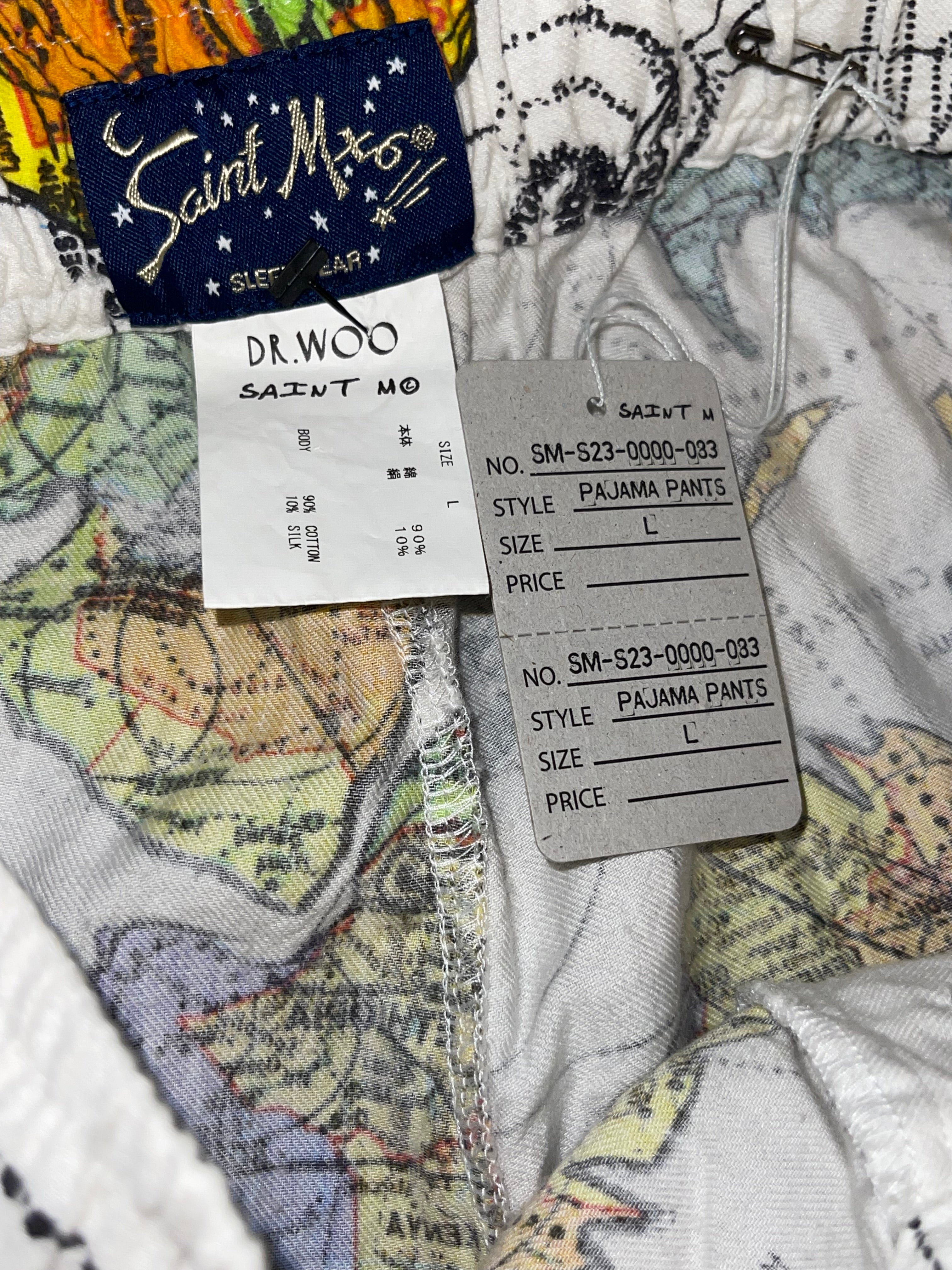 Saint Michael x Dr.Woo Map Pants(L)