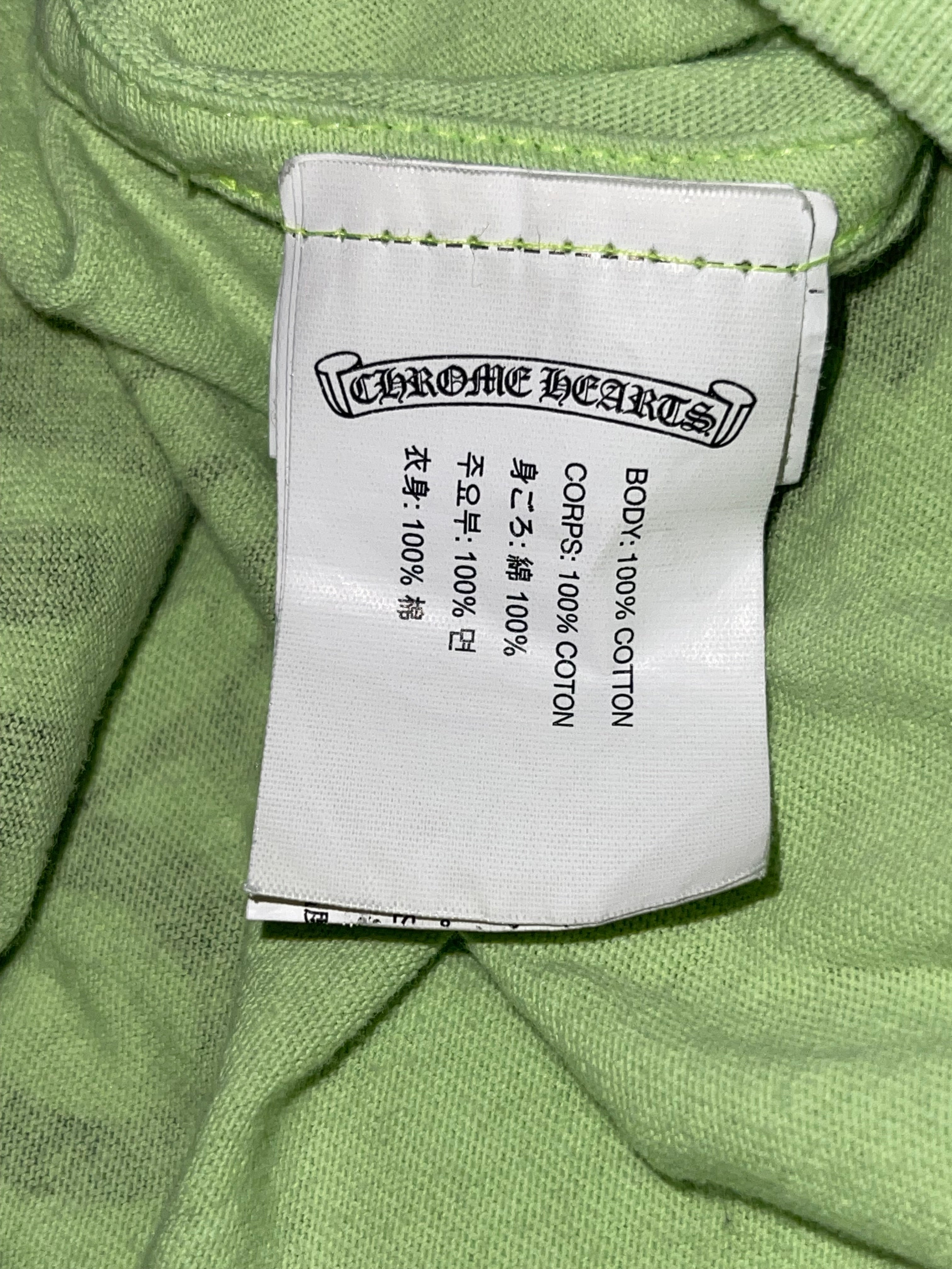 Chrome Hearts Off-White 2016 NYC Green T-Shirt(XXL)