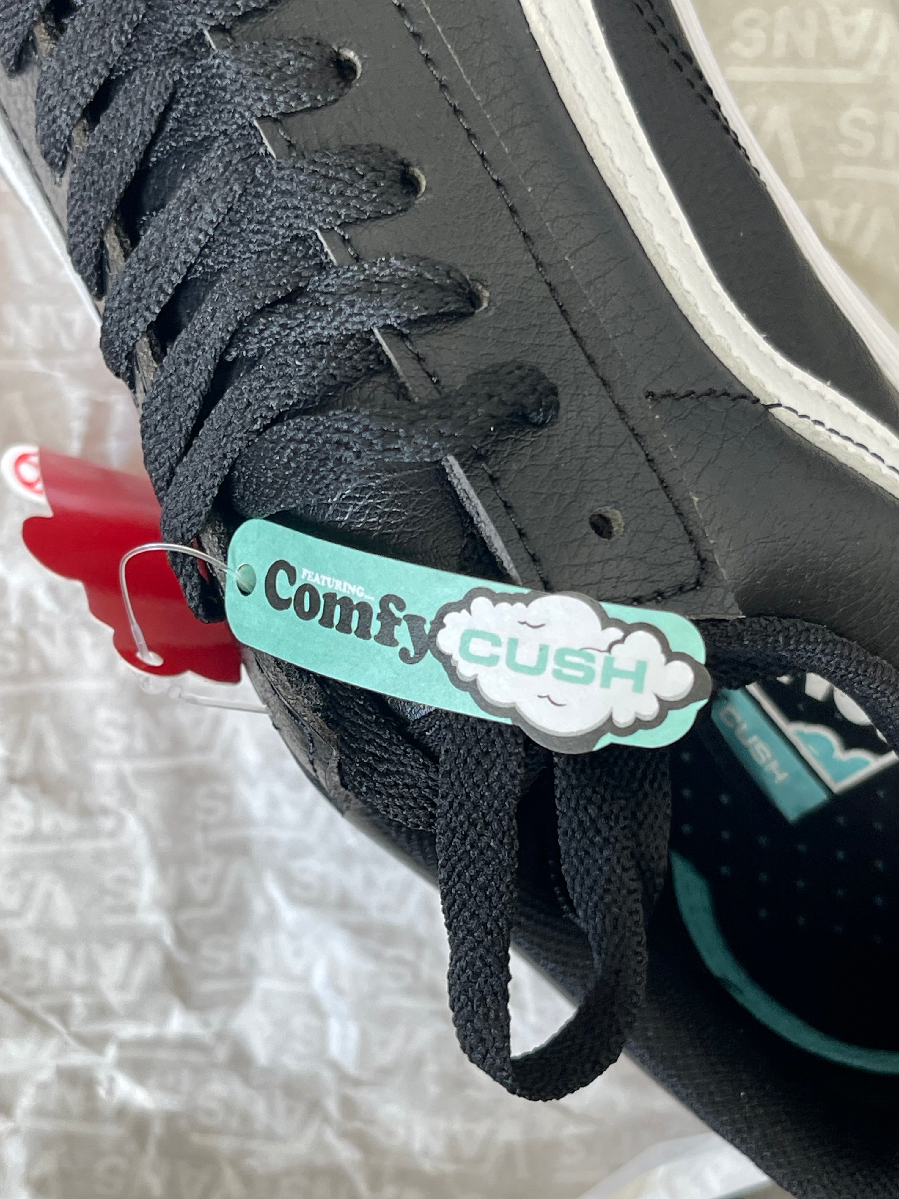 Comfy-Cush Vans Classic Tumbled Leather