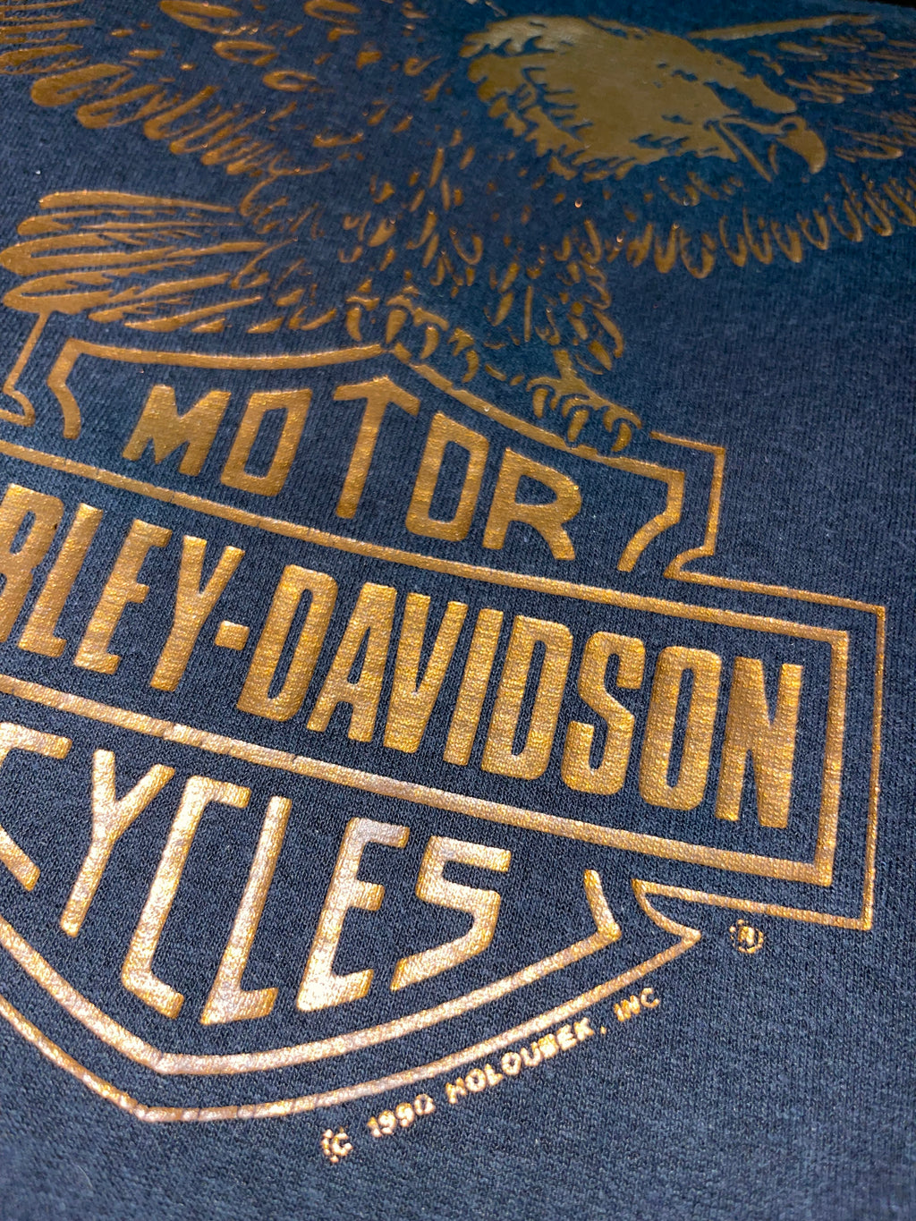 Harley Davidson Vintage Copper Eagle T-Shirt(XL)
