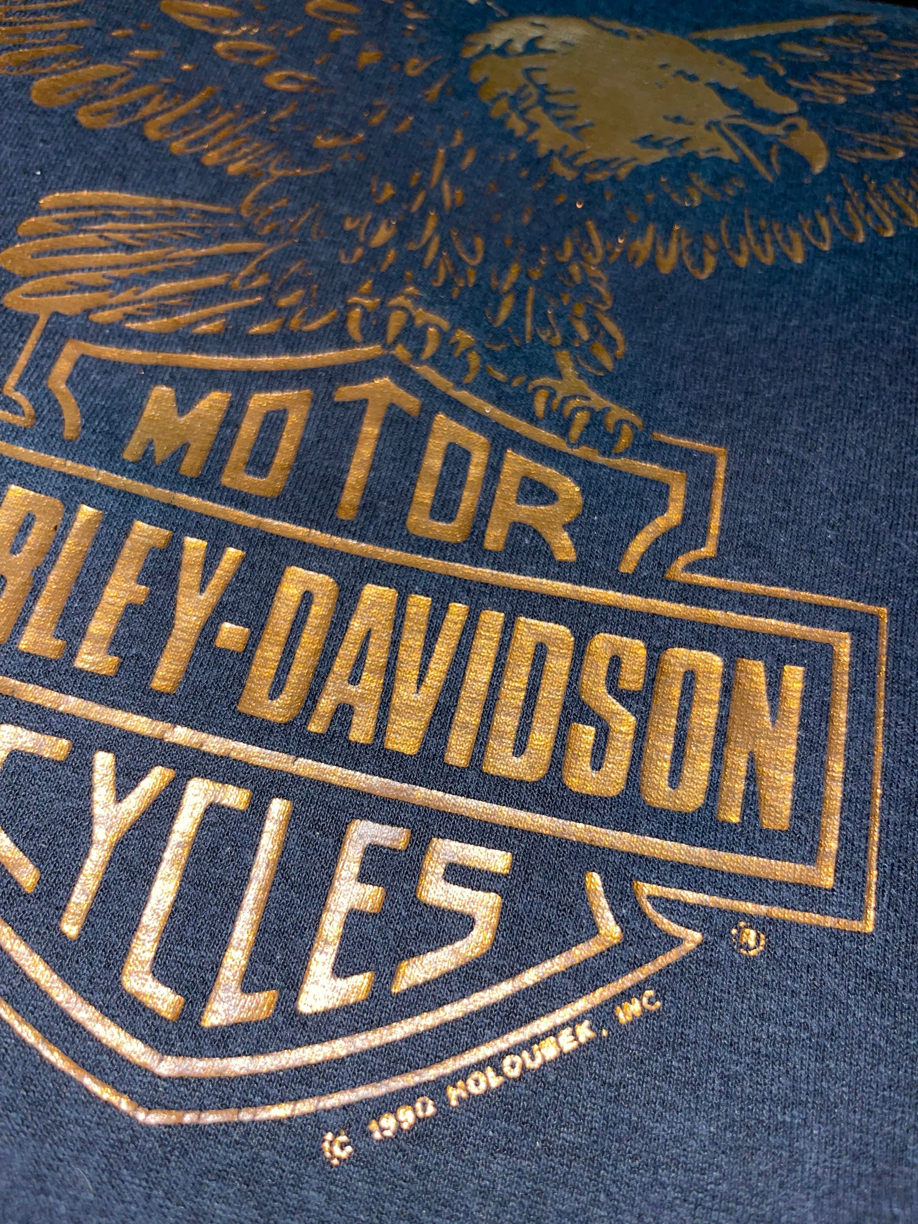 Harley Davidson Vintage Copper Eagle T-Shirt(XL)