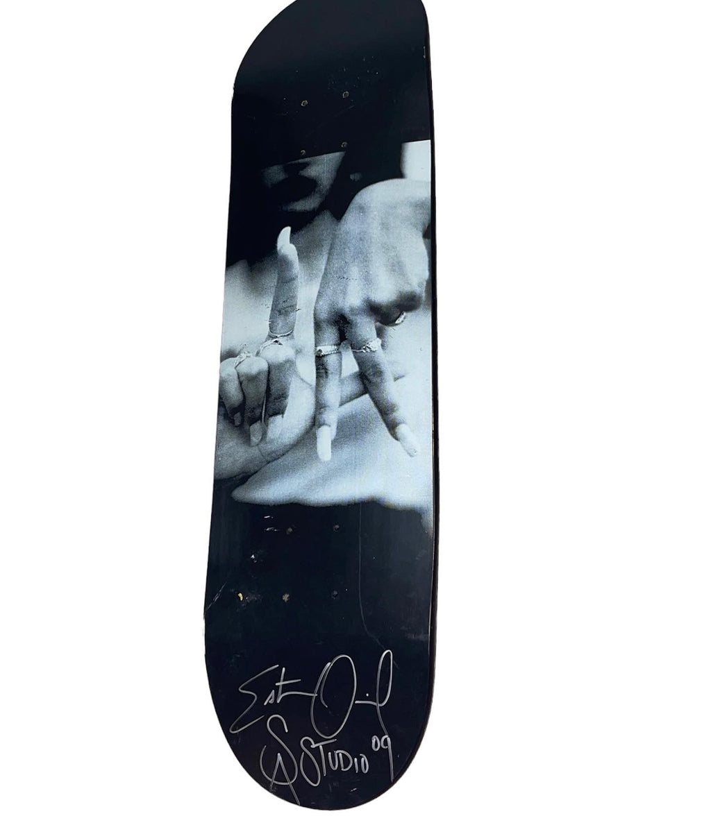 LA Hands Estevan Oriol Signed Skateboard Deck