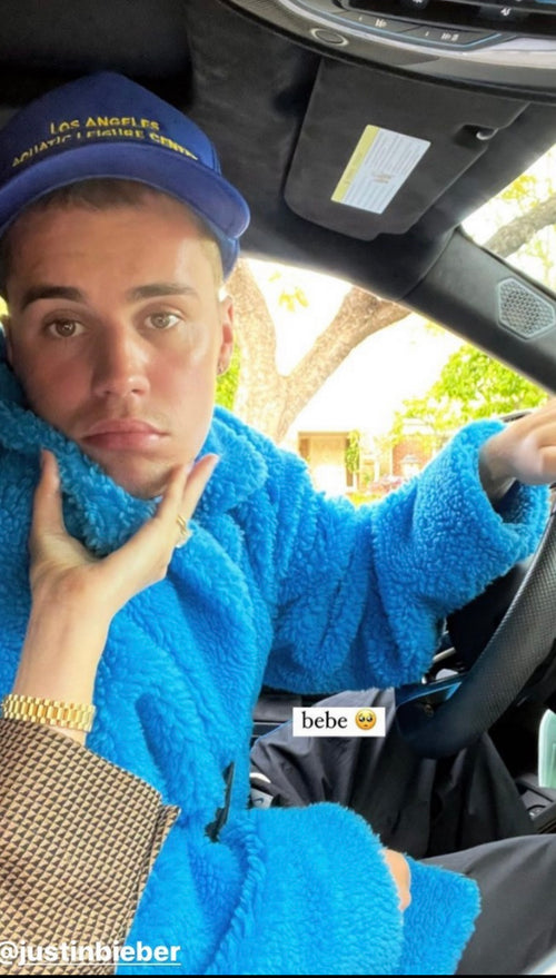 A.L.C. Blue Trucker Hat