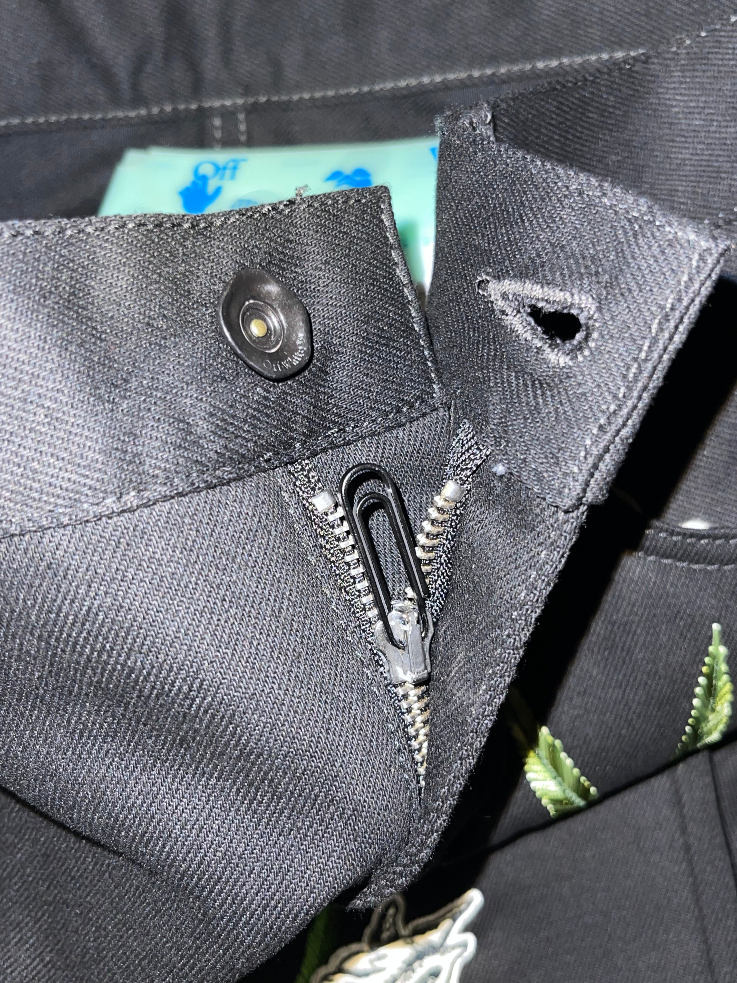 Off-White Weed Troll Arrows Jeans(32)