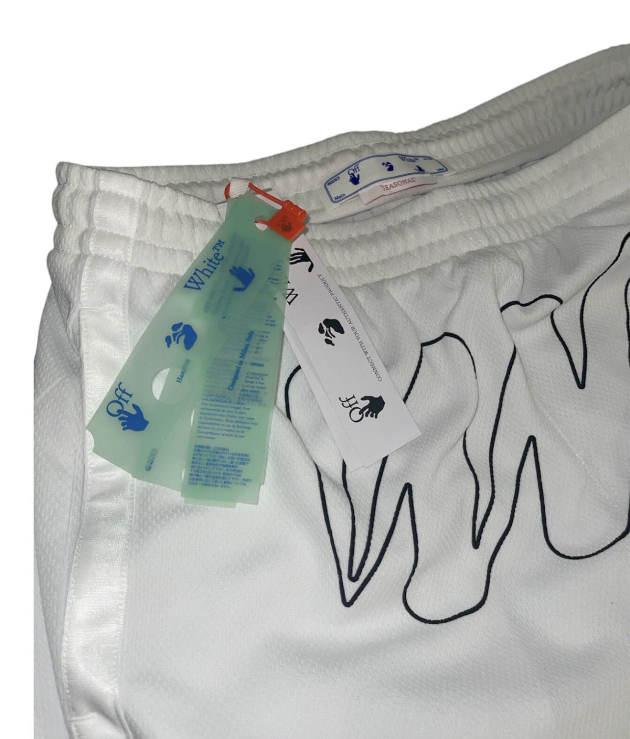 Off-White Wave Basketball Shorts (M)