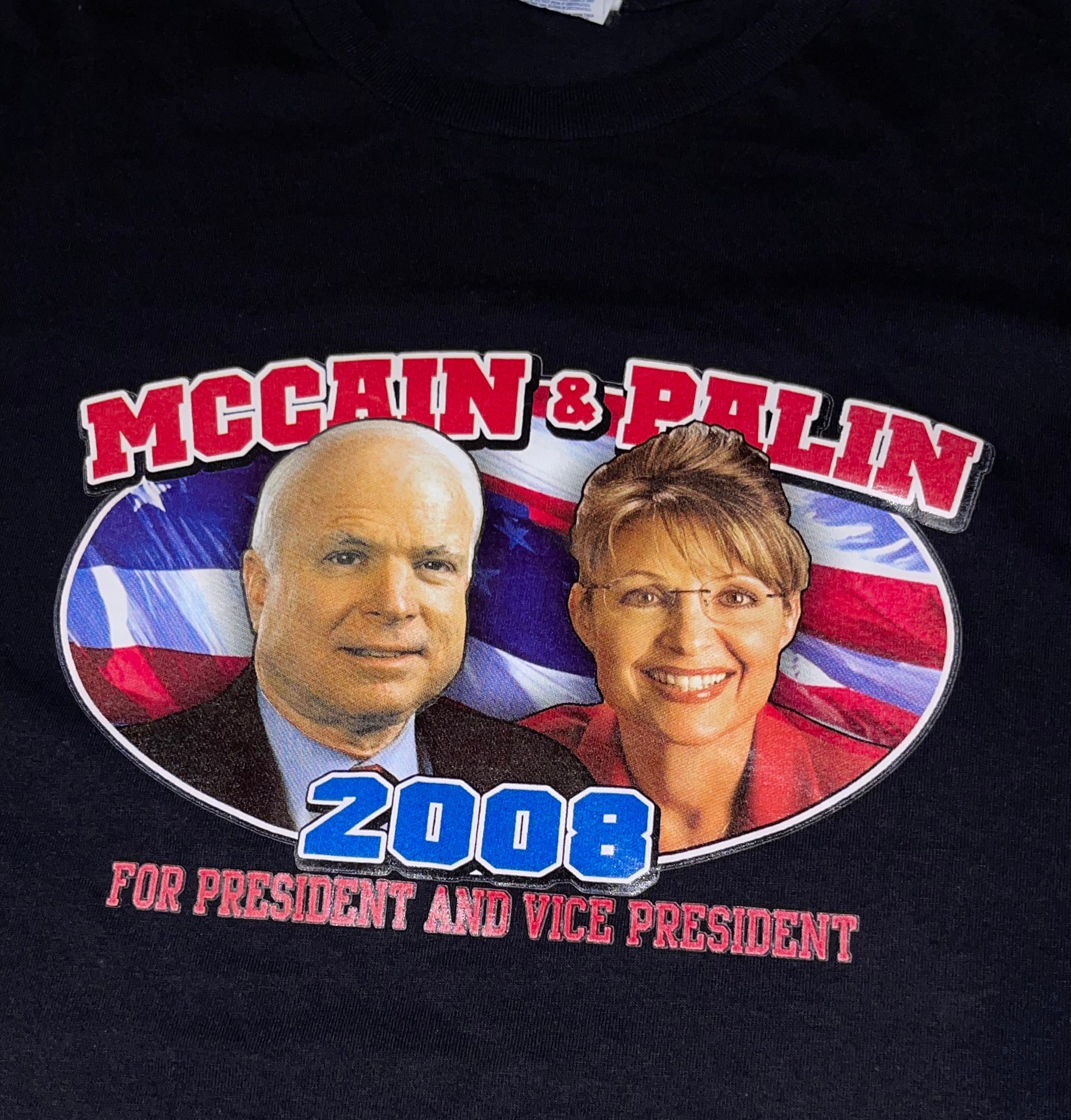 Sarah Palin John Mccain Presidential T-Shirt (XL)
