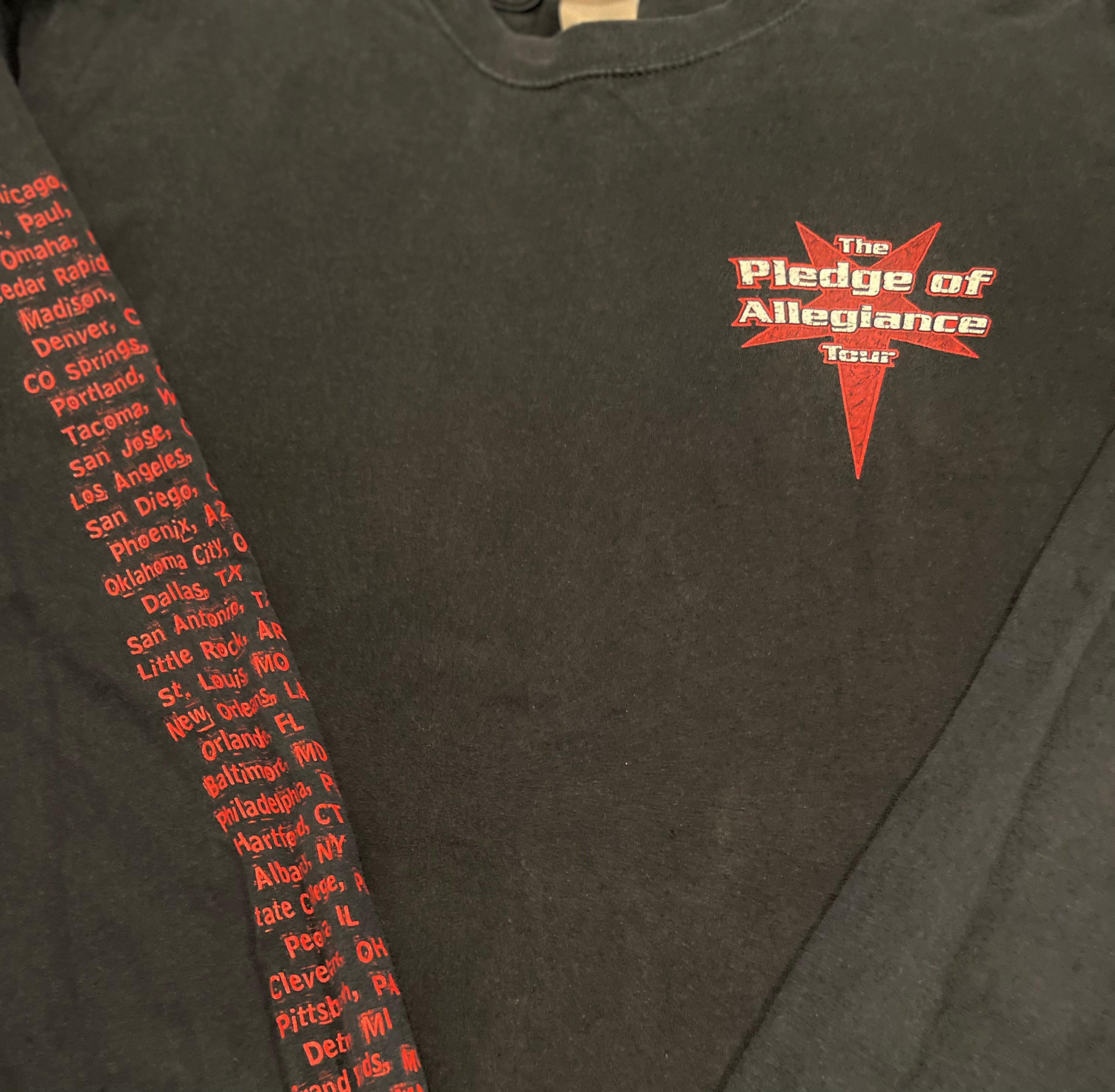 Pledge of Allegiance Tour LS T-Shirt(XL)