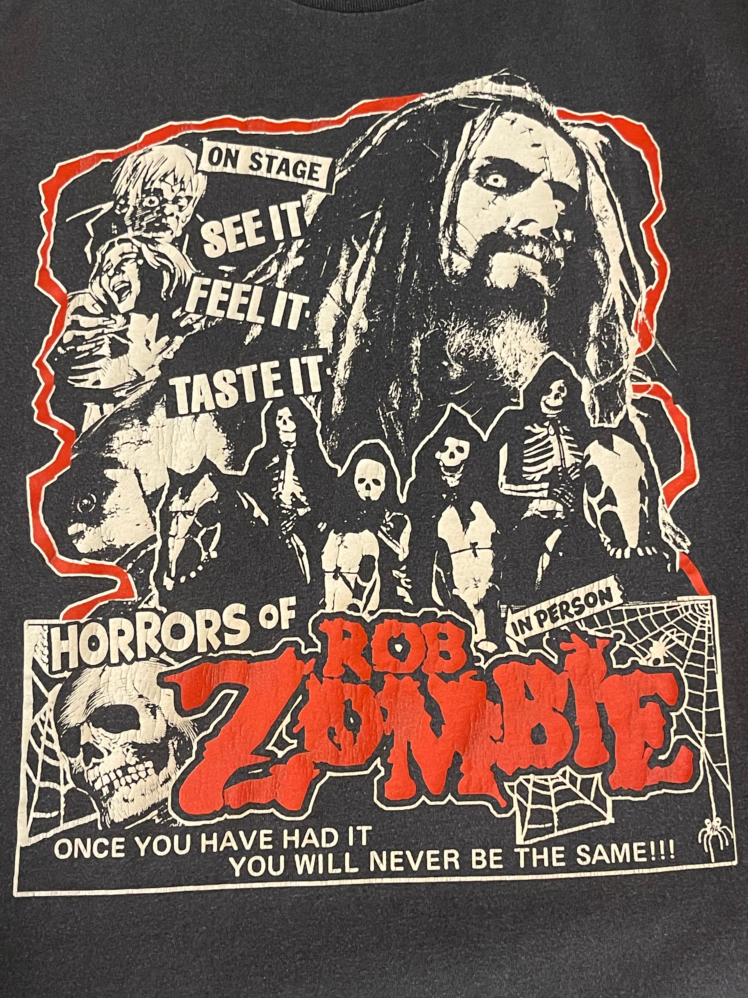 Rob Zombie On Stage Vintage T-Shirt (XL)