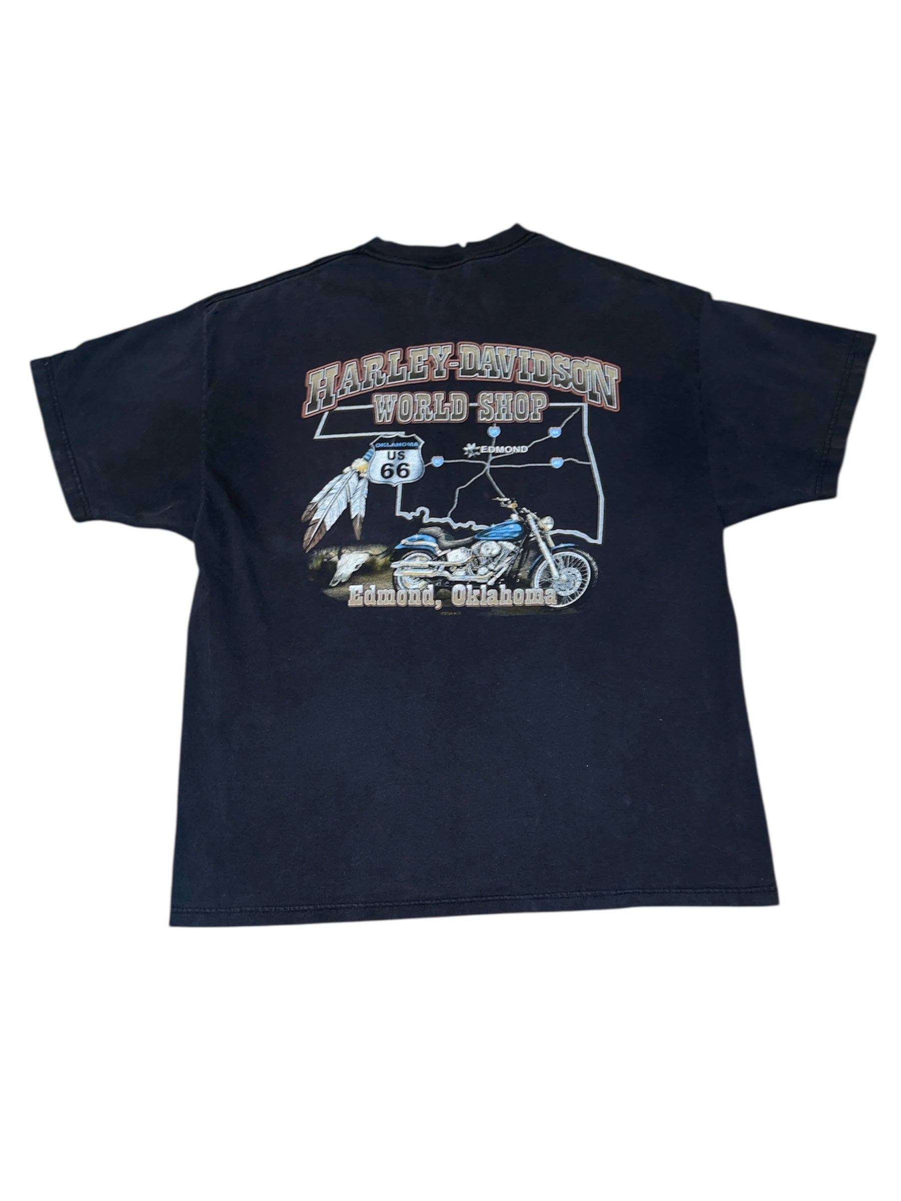 Harley Davidson Skull OKC T-Shirt(XL)