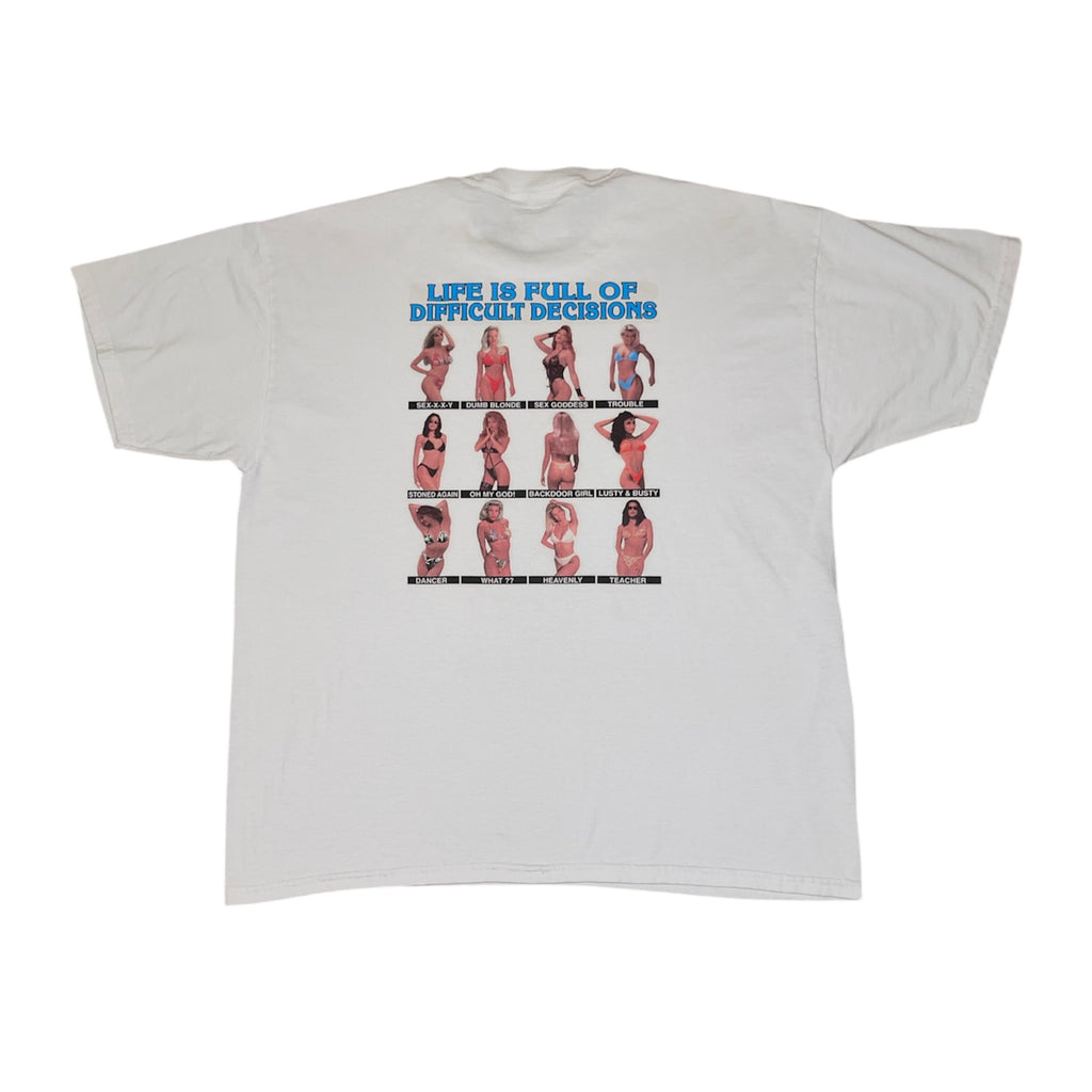 Life Is Full of Difficult Decisions T-Shirt(XL)