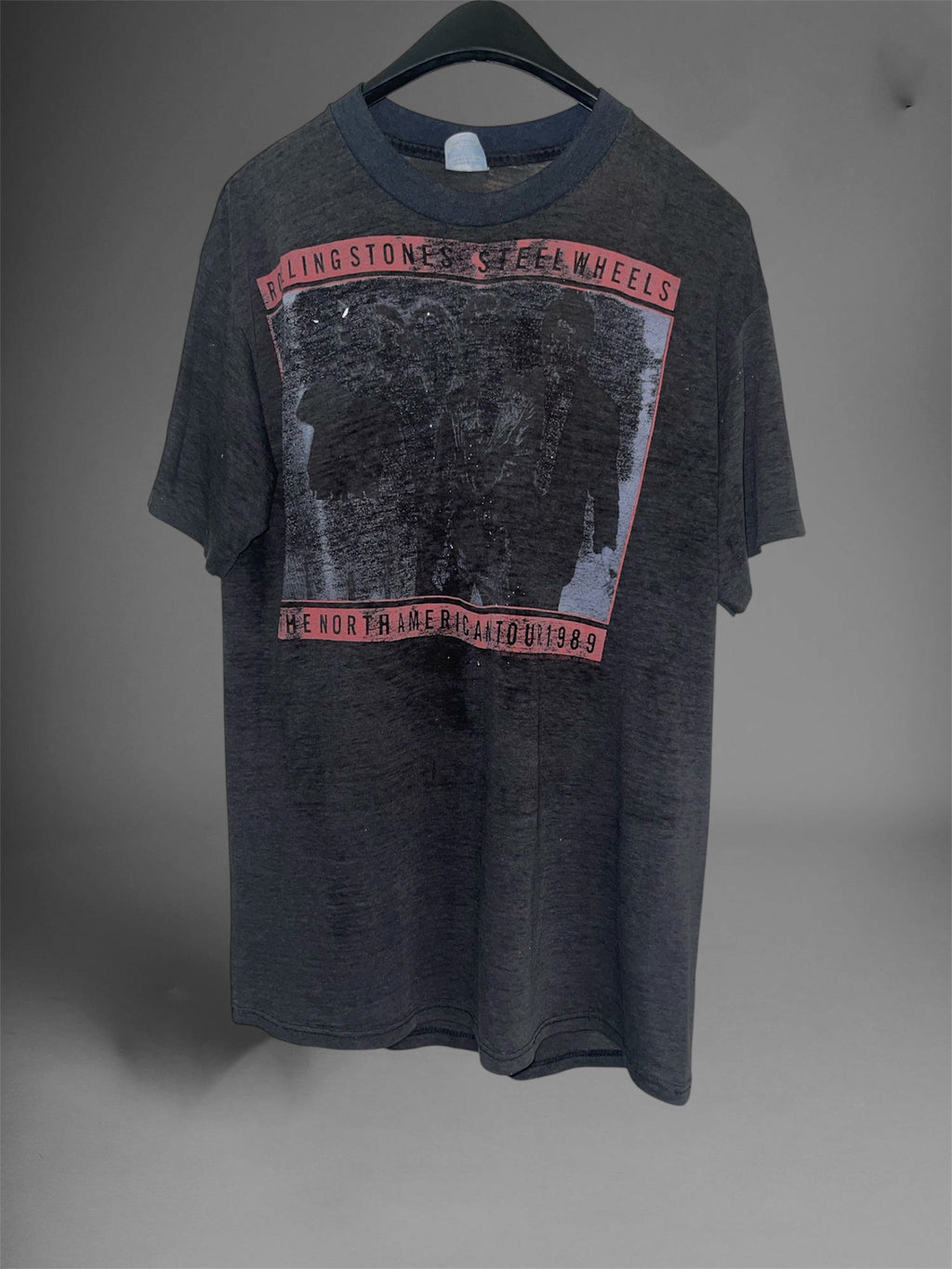 Rolling Stones Vintage Steel Wheels Tour T-Shirt (L)