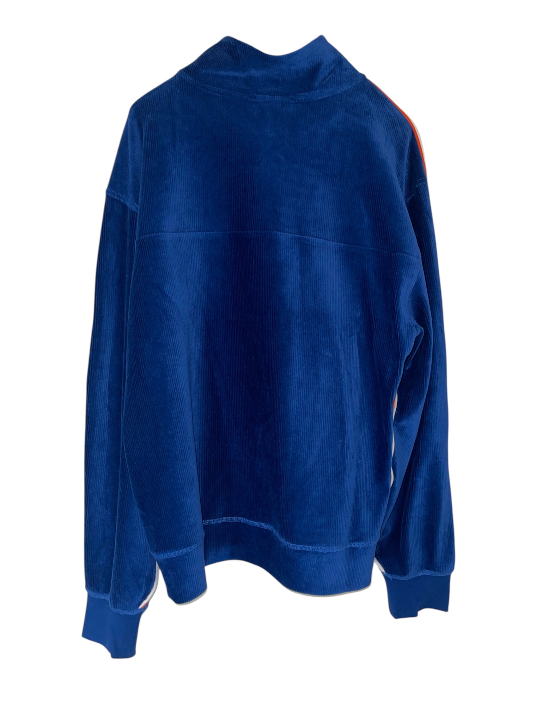 Sinclair Global Blue Corduroy Zip Sweater (XL)