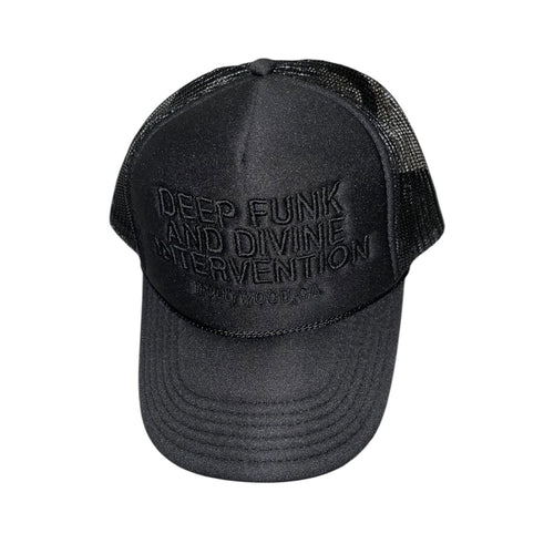 A.L.C. Black Intervention Trucker Hat