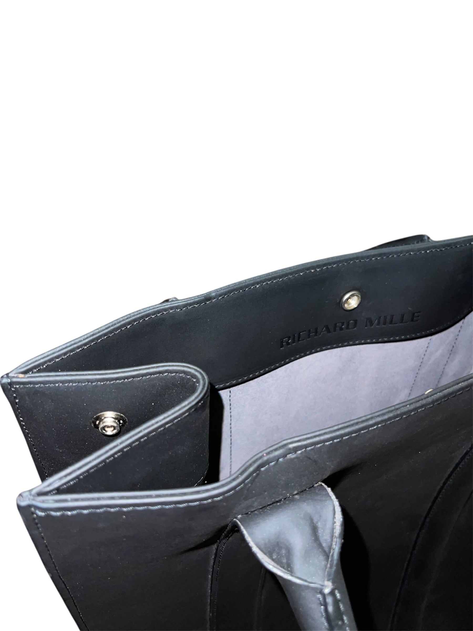 Richard Mille Leather Tote Bag