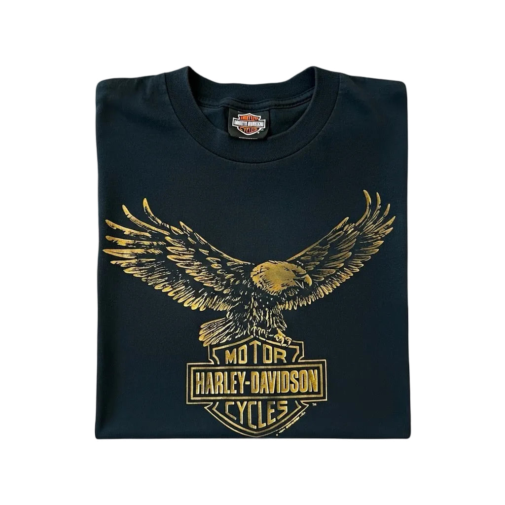 Harley Davidson Vintage Copper Eagle T-Shirt(XL)