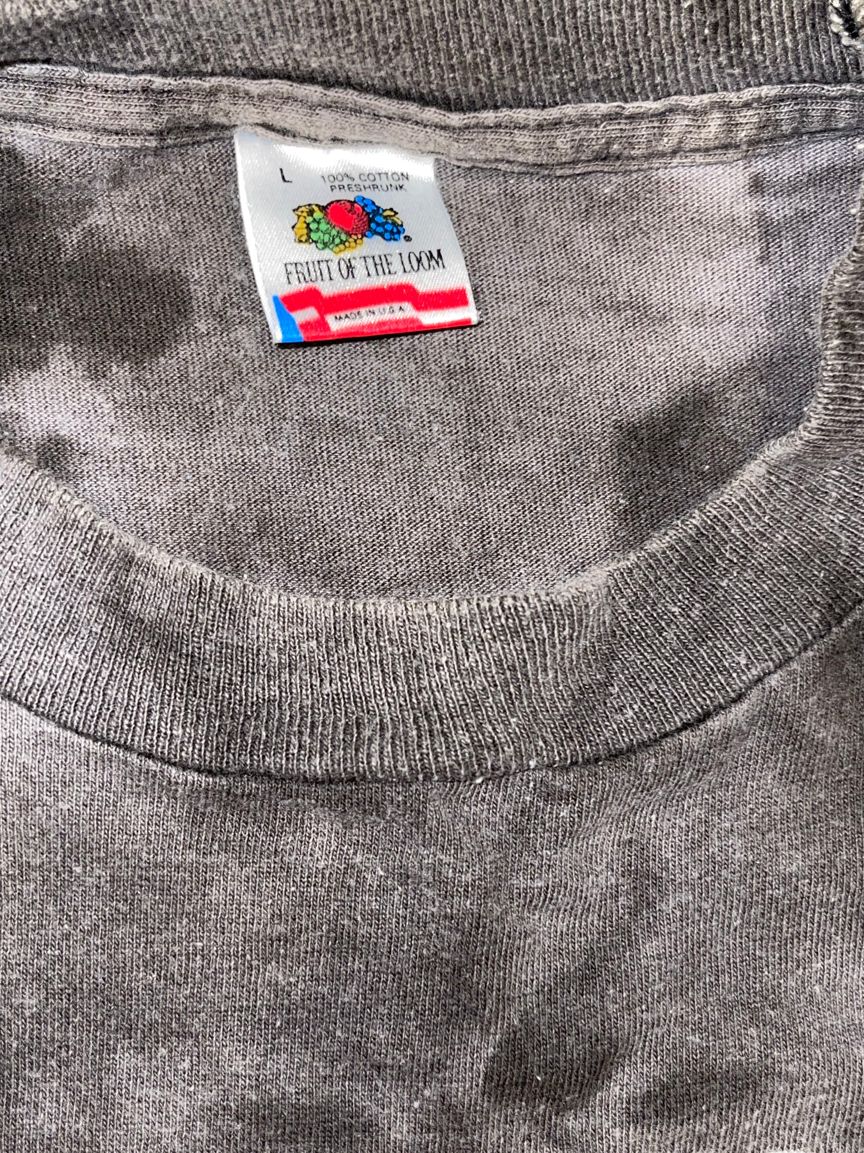 Black Dyed Power106 Vintage T-Shirt(L)