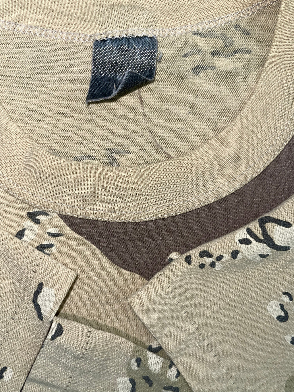 Camo Single Stitch Vintage T-Shirt(XL)