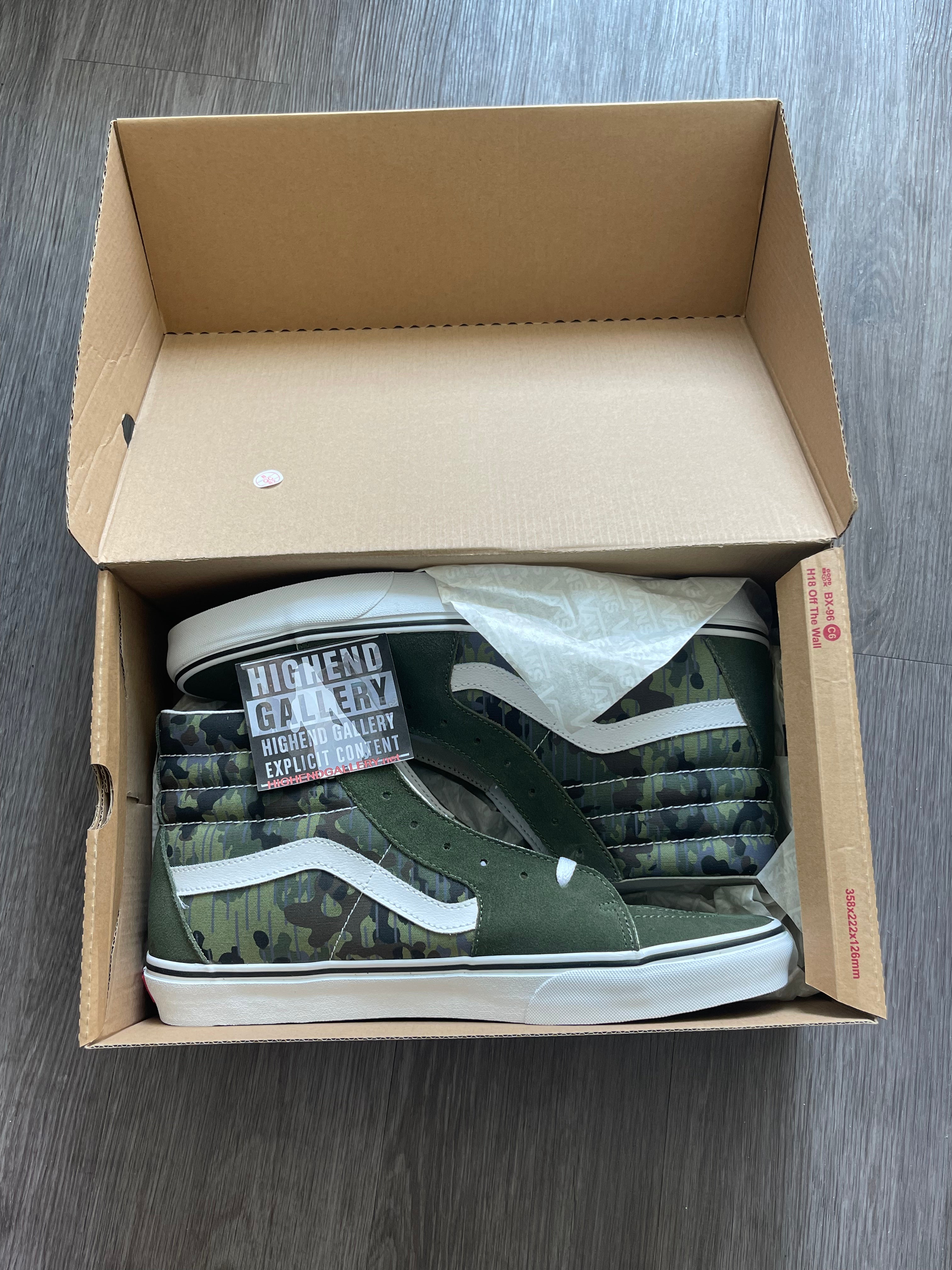 VANS SK8 High Green Camo(12•13)