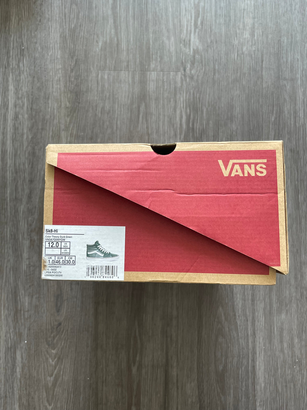 VANS SK8 HI Duck Green