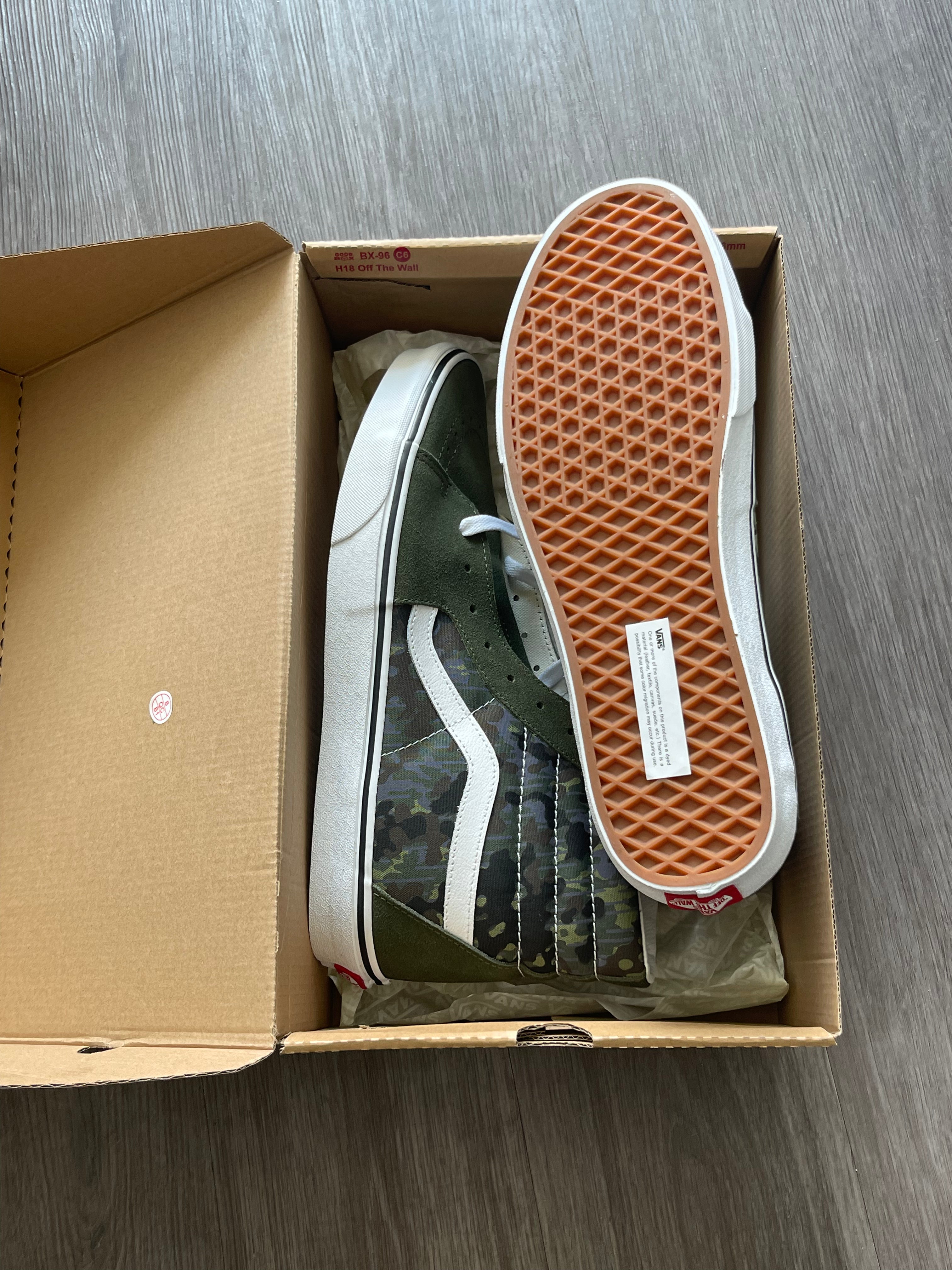 VANS SK8 High Green Camo(12•13)